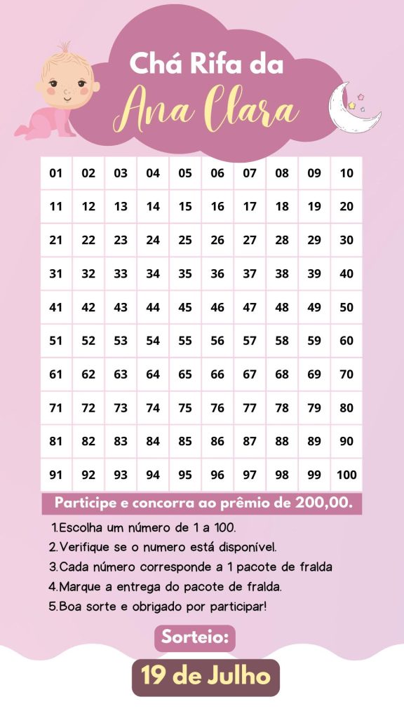 Como fazer um chá rifa de fraldas? 3 ideias legais! 3 Como fazer um chá rifa de fraldas? Chá rifa de fralda menina